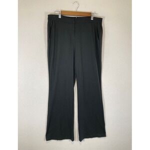 Professional J.Jill Women Medium Black Wearever Collection Wide Leg Trousers